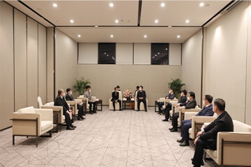 市领导与mansion88明升集团AAAC公司日方总经理举行会见